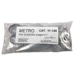 Bag of 10 Metro Disposable Iris Scissors